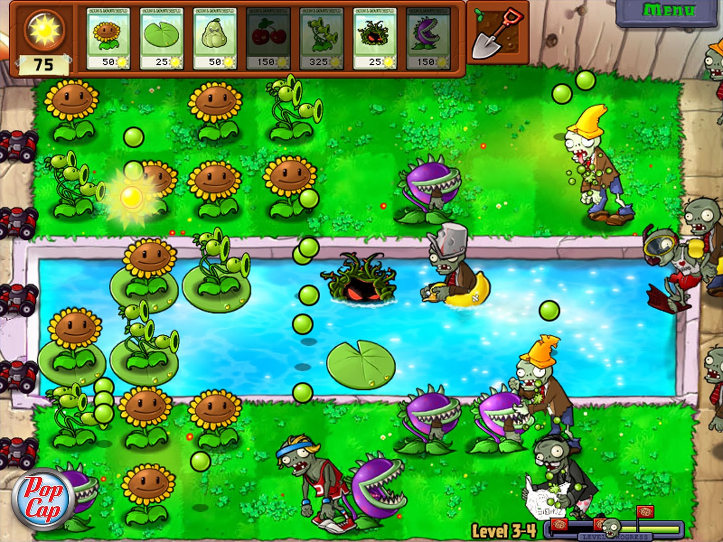 plants vs zombies free play full version